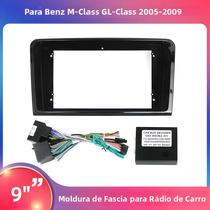 Kit De Instalação De Rádio Automotivo De 9 Polegadas Para Mercedes-Benz ML W164 2006-2010 - Moldura Kit De Instalação De Rádio Automotivo De 9 Polegadas Para Mercedes-Benz ML W164 2006-2010 - Moldura
