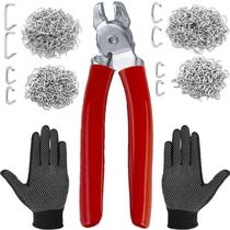 Kit de instalação Hog Rings Sazoemao com alicate dobrado 480 unidades Kit de instalação Hog Rings Sazoemao com alicate dobrado 480 unidades