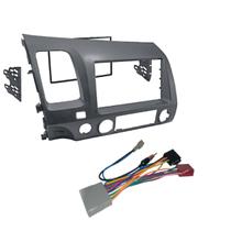 Kit de Instalação Multimídia Honda New Civic 2007 até 2011 2 Din Grafite Expex - EKTHO001