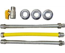 Kit de Instalação Para Aquecedores de Água Gás 1/2"MF 40cm