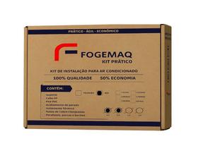 Kit de Instalação para Ar Condicionado Inverter 9000 e 12000 BTUs com Suporte de Aço - 1 Metro