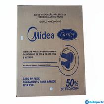 Kit De Instalação Para Ar Condicionado Split 18.000 Até 22.000 Btu 1/4 E 5/8 Com 5mts Aluminio