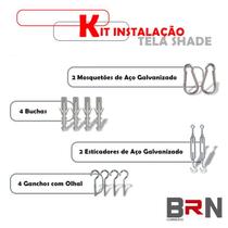 Kit de instalação tela de sombreamento