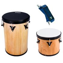 Kit de Instrumentos de Samba Rebolo + Repique de Mão PHX