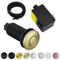 Kit de interruptor de ar para descarte de lixo BESTILL Brushed Gold