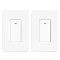 Kit de Interruptor Inteligente Lesim WiFi 3 Vias - Compatível com Alexa e Google Home (2 Unidades)