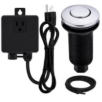 Kit de interruptores de ar SinkTop para eliminação de lixo SINKINGDOM Chrome