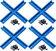 Kit de interseção T-Track HOTTARGET em alumínio com parafusos de madeira