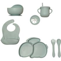 Kit de Introdução Alimentar feito com Bambu e Silicone Pink Unicórn 2 Kit de Introdução Alimentar feito com Bambu e Silicone Pink Unicórn 2