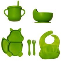 Kit de Introdução Alimentar feito de Silicone Fox Kit de Introdução Alimentar feito de Silicone Fox