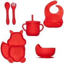 Kit de Introdução Alimentar feito de Silicone Fox