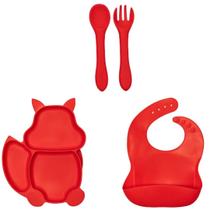 Kit de Introdução Alimentar feito de Silicone Red Fox 2