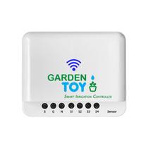 Kit de Irrigação Controlador Wifi 4 Estações Sensor e 4 Válvulas - Garden Toy