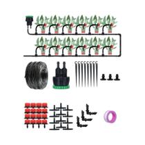Kit De Irrigação Por Gotejamento 1/4'' Sistema De Rega Automática Para Plantas Bonsai Flores Kit De Irrigação Por Gotejamento 1/4'' Sistema De Rega Automática Para Plantas Bonsai Flores