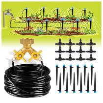 Kit de Irrigação por Gotejamento HIRALIY 15m Conjunto Automático de Rega Kit de Irrigação por Gotejamento HIRALIY 15m Conjunto Automático de Rega