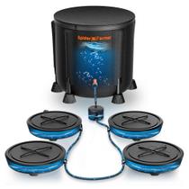 Kit de irrigação por gotejamento Spider Farmer 2025 Gravity-Fed 49L, pacote com 4