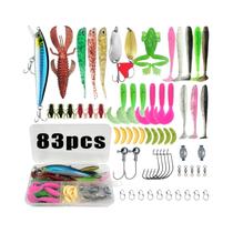 Kit De Iscas De Pesca 133/83 Peças, Iscas De Superfície, Equipamentos Para Pesca De Bass, Truta E