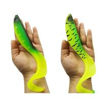 Kit De Iscas De Pesca De 18cm, 2 Peças De Iscas Artificiais Para Água Doce E Salgada