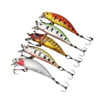 Kit De Iscas De Pesca Sinking Minnow Para Truta E Bass, 5 Peças, Isca Artificial, Crank Bait
