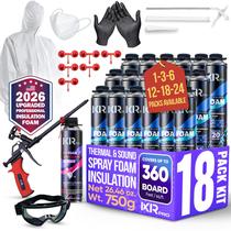 Kit de Isolamento com Espuma Expansiva ixirpro 18 Unidades 750 g Alta Densidade