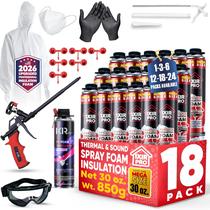Kit de Isolamento com Espuma Expansiva ixirpro 18 Unidades 850 g Tamanho Mega