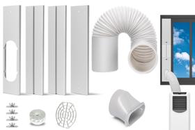 Kit de janela AC portátil KLOLKUTTA Mangueira ajustável de 15-158 cm