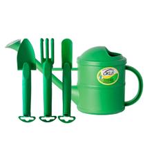 Kit de Jardinagem com Regador 1,5L + 3 Ferramentas Completo, Prático e Charmoso decorativo