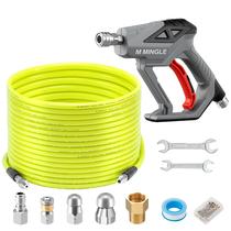 Kit de jato de esgoto M MINGLE para lavadora de alta pressão de 30 m com bicos Kit de jato de esgoto M MINGLE para lavadora de alta pressão de 30 m com bicos