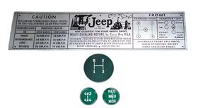 Kit de jogo de bola de câmbio 3 marchas 4x4 red com indicação verde + plaqueta natural jeep willys cj3 cj3b cj5
