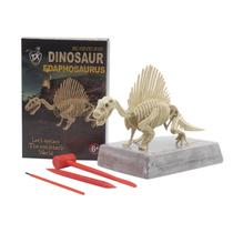 Kit de jogo de escavação de fósseis de dinossauros Conjunto de atividades de sandbox de dinossauro infantil