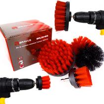 Kit de Jogo de Escovas Rotativas 03 Peças Bravus Force Kit de Jogo de Escovas Rotativas 03 Peças Bravus Force