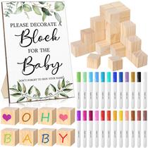 Kit de jogos Baby Shower Party Decore a Block Tatuo 75 unidades Kit de jogos Baby Shower Party Decore a Block Tatuo 75 unidades