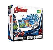 Kit de Jogos de Tabuleiro Clássicos Tema Vingadores 4 Jogos Baralho Temático Copag