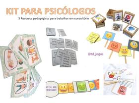 Kit De Jogos Para Psicólogos Baralhos Das Emoções Raiva Medo - T&D JOGOS EDUCATIVOS