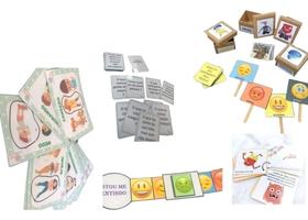 Kit De Jogos Para Psicólogos Baralhos Das Emoções Raiva Medo
