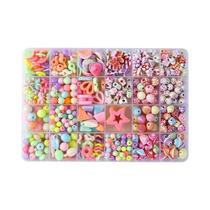 Kit De Joias DIY Para Meninas Com 500 Peças De Contas Espaciadoras Criativas Para Pulseiras E