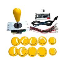 Kit De Joystick De Jogo De Arcade USB Sem Fio Para PS3 PC Android Sanwa Zero DIY Controller Set