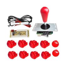 Kit De Joystick Para Arcade DIY, Controlador USB, Joystick De 8 Direções, Botões De 24 E 30mm Para