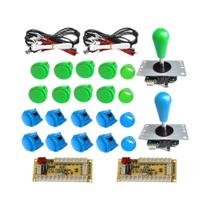 Kit De Joystick Para Arcade DIY, Controlador USB, Joystick De 8 Direções, Botões De 24 E 30mm Para