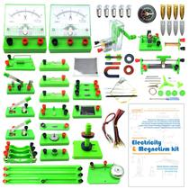 Kit de laboratório de física EUDAX Basic Electricity & Magnetismo com manual Kit de laboratório de física EUDAX Basic Electricity & Magnetismo com manual