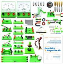 Kit de laboratório de física EUDAX Basic Electricity & Magnetismo com manual