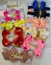 Kit de Laços RN na Meia de Seda-Faixinha Personalizado com Nome Kit de Laços RN na Meia de Seda-Faixinha Personalizado com Nome