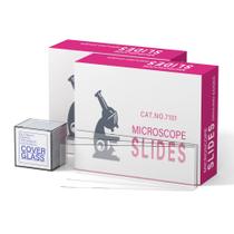 Kit de lâminas de microscópio Vabiooth Rounded Edge 100 unidades