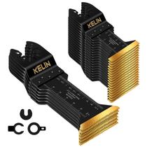 Kit de lâminas de serra oscilantes KELIN Titanium 24 unidades extra longas Kit de lâminas de serra oscilantes KELIN Titanium 24 unidades extra longas