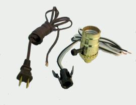 Kit de Lâmpada Texas Lamp Parts TR-209 Nite-Lite com Cabo Marrom Kit de Lâmpada Texas Lamp Parts TR-209 Nite-Lite com Cabo Marrom