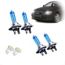 Kit de Lâmpadas Halogena Super Branca Farol Alto H7 e Baixo H7 para AUDI Q3 2009 até 2019 Kit de Lâmpadas Halogena Super Branca Farol Alto H7 e Baixo H7 para AUDI Q3 2009 até 2019