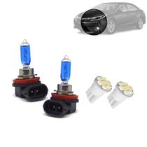 Kit de Lâmpadas Halógena Super Branca Farol Baixo H11 para Corolla 2015 2016 2017 2018 2019 2020
