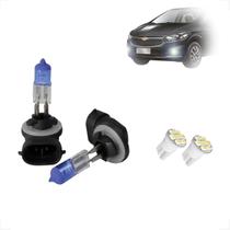 Kit de Lâmpadas Halógena Super Branca H27 Farol Milha para Prisma 2013 2014 2015 2016