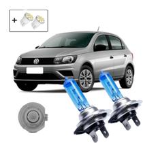 Kit de Lâmpadas Halógena Super Branca H7 Farol Duplo Baixo Gol G3 2000 2001 2002 2003 2004 2005