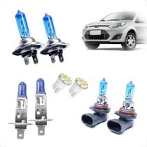 Kit de Lâmpadas Halógena Super Branca H7 H1 H11 Farol Baixo Alto e Milha Fiesta 2011 2012 2013 2014 2015 2016 Kit de Lâmpadas Halógena Super Branca H7 H1 H11 Farol Baixo Alto e Milha Fiesta 2011 2012 2013 2014 2015 2016